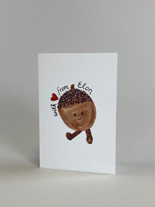 Acorn Greeting Card